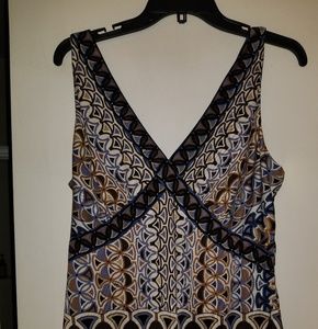 ELIE  Tahari Summer Blouse size L